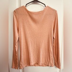 Eddie Bauer Peach Long Sleeve
